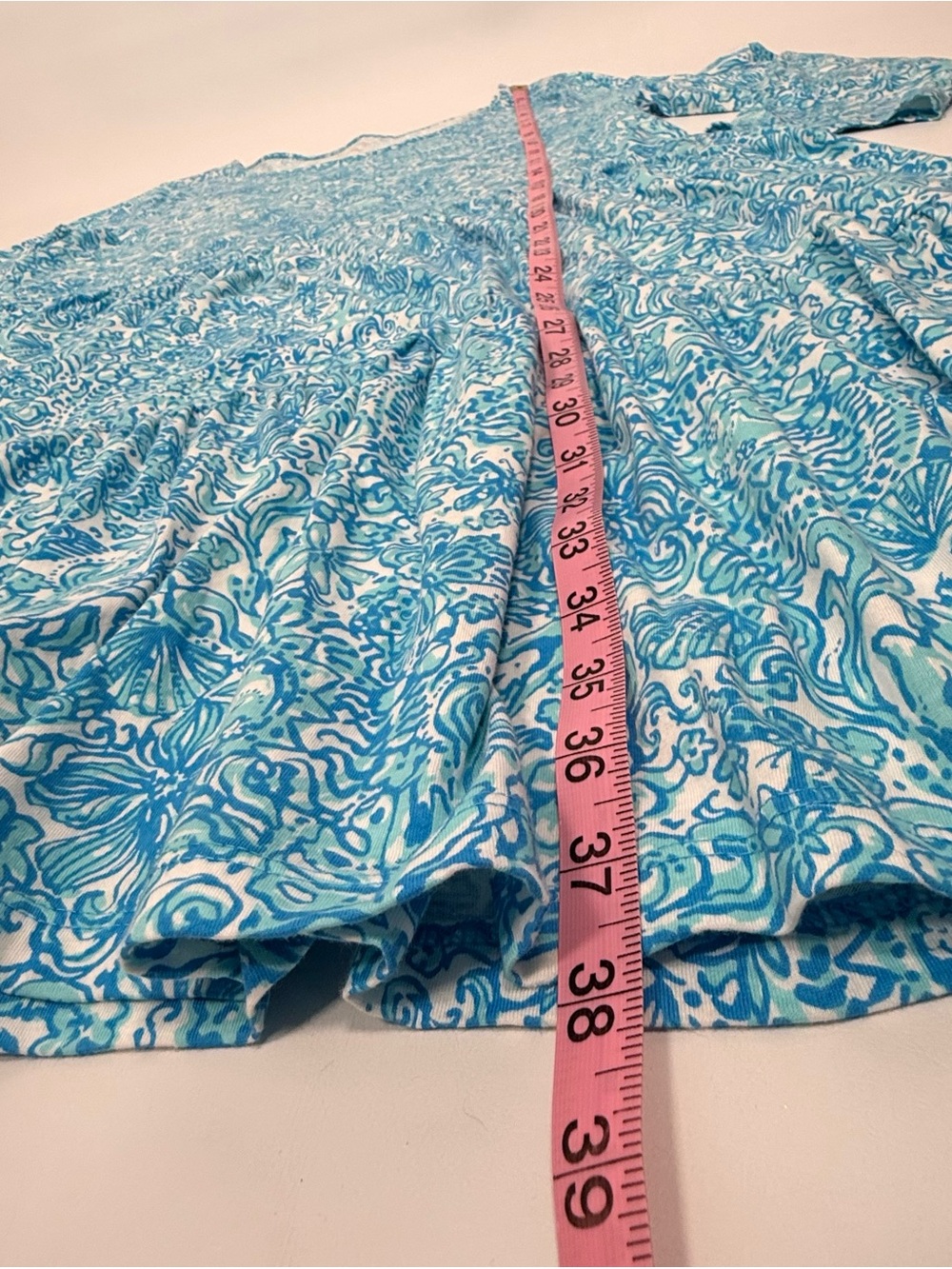 Lilly Pulitzer Geanna Swing Dress Took Me By Sunrise 3/4 Sleeve Dress XXL - Picture 5 of 11